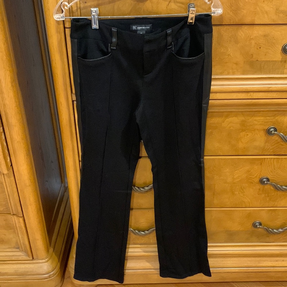 Women’s INC faux leather tuxedo pants